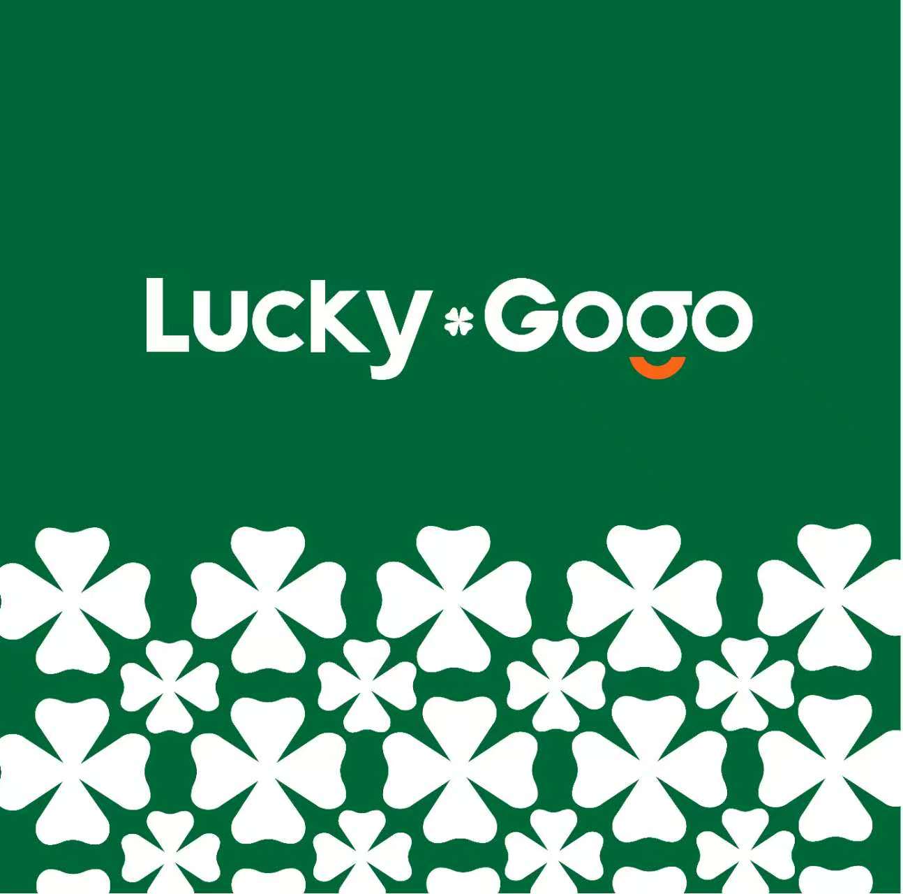Lucky Go green clover brand artwork